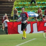Goleiro Spada Spada desfalca o roma, devido a dores nas costas. Foto: Eduardo Bispo/ Redação em Campo