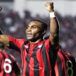 Esperança rubro-negra de gols, Guerrón deve começar jogando na noite desta quarta-feira (Foto: Assessoria de Comunicação Atlético Paranaense)