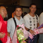 Técnico Renato Ribas é recebido com festa na China. Foto: Assessoria São José