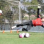 Após mais de um mês longe dos gramados, Rodolfo deve voltar a defender a meta atleticana contra o Cruzeiro, pela Copa do Brasil (Foto: Assessoria de Comunicação Atlético Paranaense)