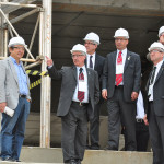Comitê da FIFA fez tour na Arena da Baixada guiado pelo engenheiro responsável. Foto: Gustavo Oliveira / Site Oficial Atlético-PR