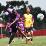 Atlético pode repetir equipe contra Universitário. Foto: Gustavo Oliveira/Site oficial Atlético.