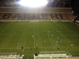 A torcida do Bahia foi maior em Barueri. Foto: Site oficial Figueirense