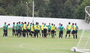 Coritiba se reapresentou e trabalhou nesta segunda-feira. Foto: Site oficial Coritiba