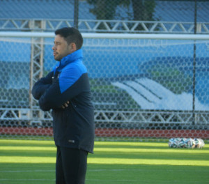 Denis Iwamura, durante treino da Coreia em Foz do Iguaçu. Foto: Bruno Zanette/Redação em Campo