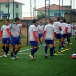 Equipe segue treinando para enfrentar o Figueirense na quarta-feira (2). Foto: Fernando Júnior