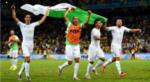 A festa foi tão grande que teve até volta olímpica. Foto: Getty Images