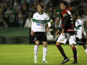 Em 2014 Keirrison marcou três gols. Foto: Divulgação / Site Oficial do Coritiba.
