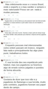 Postagem de Zé Love no Twitter. Foto: Reprodução/Twitter