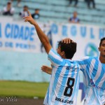 Rone Dias marcou dois gols, um no primeiro e outro no segundo tempo. Foto: Robson Vilela/Redação em Campo