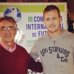 João Paulo Medina e Paulo Turra, no III Congresso Internacional de Futebol. Foto: Divulgação/Kokka Sports.