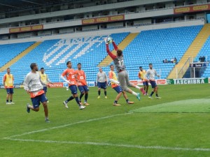 Jogadores treinaram normalmente nesta sexta-feira. Foto: André Palmas Ribeiro/Site oficial Avaí F.C.