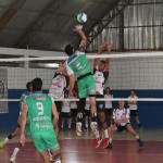 Vôlei masculino de Foz do Iguaçu conquistou o bicampeonato nos JAPs. Foto: Tiago Menezes/Assessoria