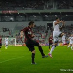 Atlético marca três vezes para alegria do torcedor presente na Arena da Baixada. Foto: William Bittar/Redação em Campo.
