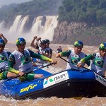 Seleção brasileira de canoagem conquistou títulos em Foz do Iguaçu. Foto: Caio Coronel/Itaipu