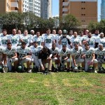 Partida entre Coritiba Crocodiles e o vencedor de Recife Mariners e João Pessoa Spectros, acontece no próximo dia 14 de dezembro, às 16h. Foto: Alexandre Mainetti