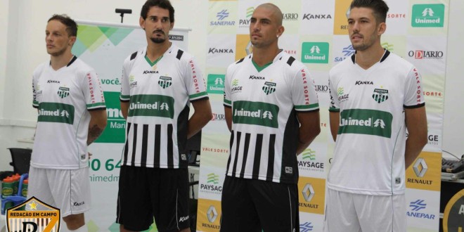 Maringá divulga novo uniforme para a temporada 2015