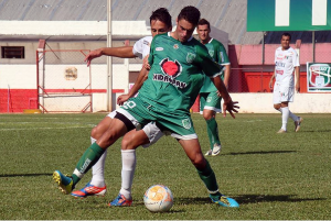 O uruguaio Collazo, em ação pelo Panambi em 2014. Foto: Divulgação/Site Oficial do Juventus Jaraguá. 