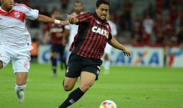 Felipe marcou o único gol do Atlético, na derrota para o Rio Branco. Foto: Gustavo Oliveira/Site Oficial do Atlético.