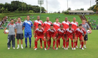 Rio Branco segue na elite do futebol Paranaense. Foto: Reprodução/Facebook do Rio Branco.