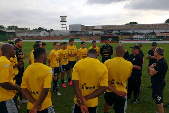 Último treino do Tigre ocorreu já em Belém. Foto: Criciúma Oficial