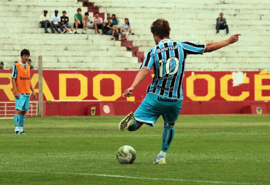 Murilo Souza atuando pela base do Grêmio. Foto: Arquivo Pessoal