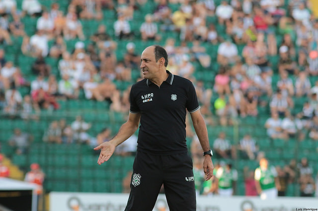 Eutrópio foi só elogios à equipe. Foto: Luiz Henrique/Figueirense Oficial