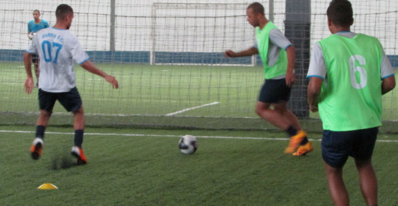 Equipe do Barra se prepara para enfrentar líder Almirante Barroso, em Itajaí. Foto: Barra F.C. Oficial