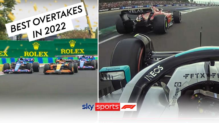Take a look at some of the best overtakes from the 2022 season